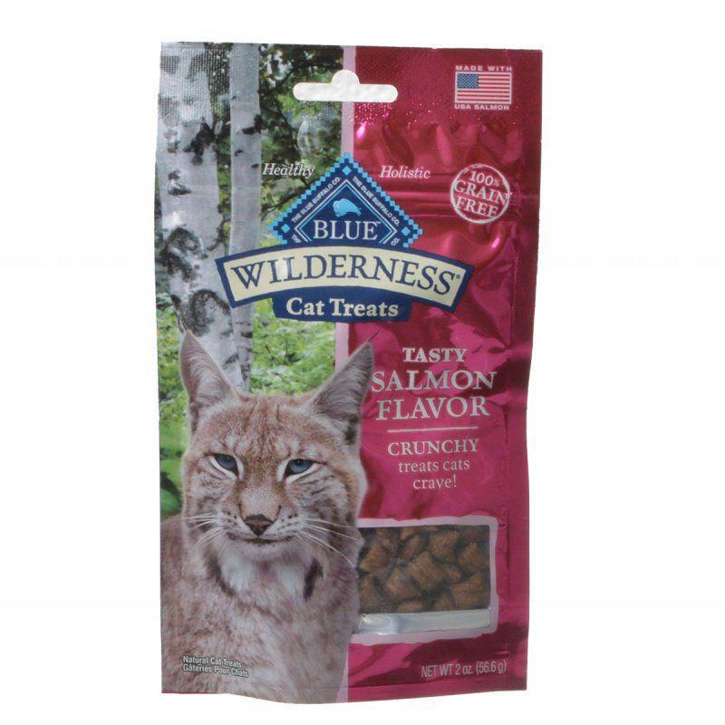 Blue Buffalo Wilderness Crunchy Cat Treats - Tasty Salmon Flavor-Cat-Blue Buffalo-2 oz-