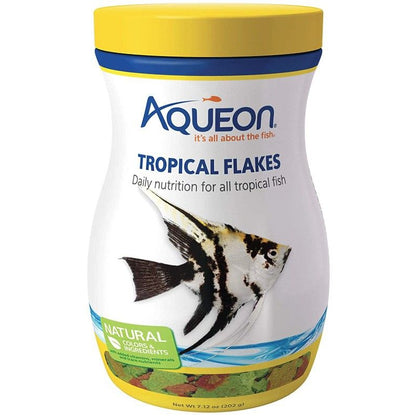 Aqueon Tropical Flakes Fish Food-Fish-Aqueon-7.12 oz-