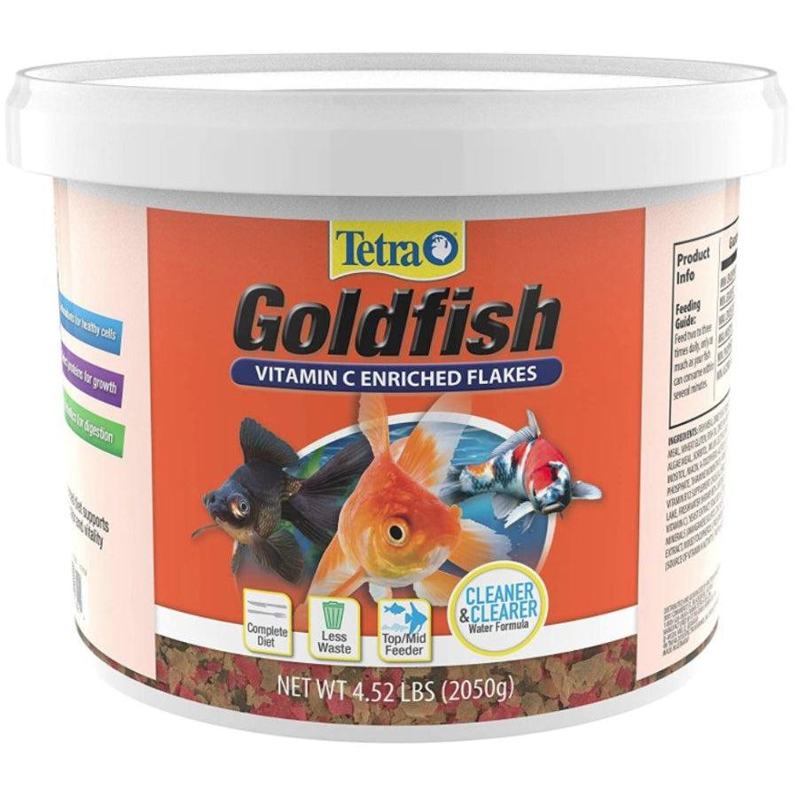 Tetra Goldfish Vitamin C Enriched Flakes-Fish-Tetra-4.52 lbs-