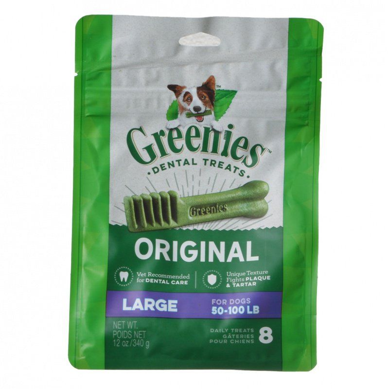 Greenies Large Dental Dog Treats-Dog-Greenies-8 count-