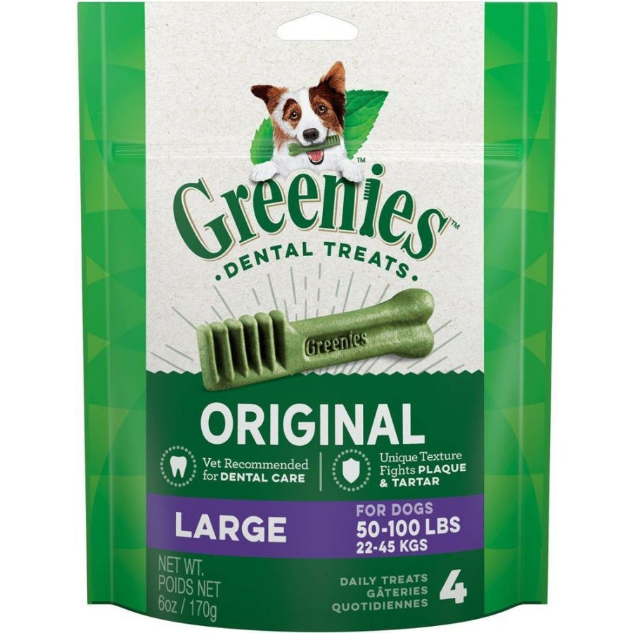 Greenies Large Dental Dog Treats-Dog-Greenies-4 count-