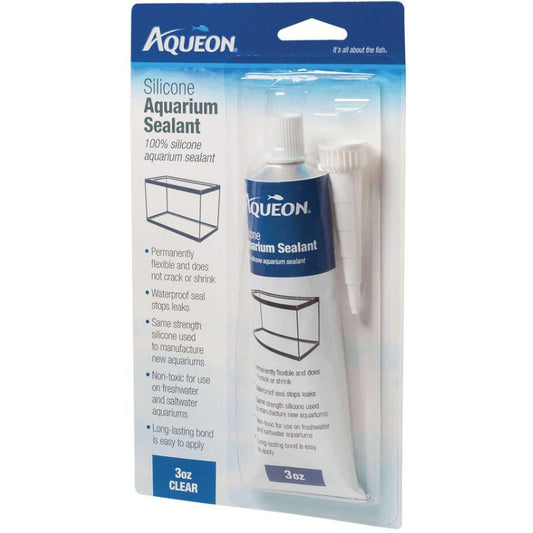 Aqueon Silicone Aquarium Sealant - Clear-Fish-Aqueon-3 oz-
