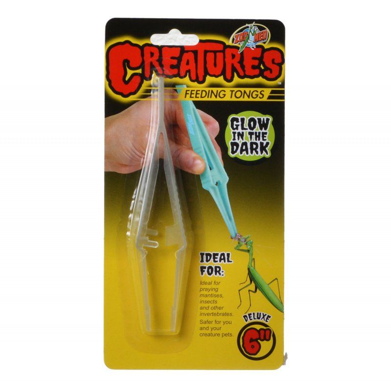 Zoo Med Creatures Feeding Tongs-Reptile-Zoo Med-6" Long-