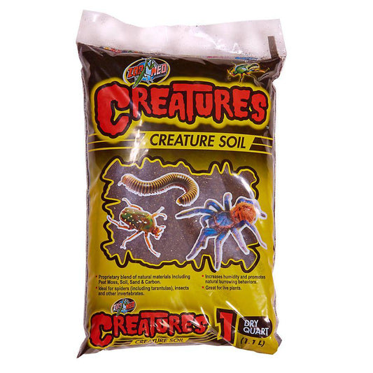 Zoo Med Creatures Creature Soil-Reptile-Zoo Med-1 Dry Quart (1.1 Liter)-