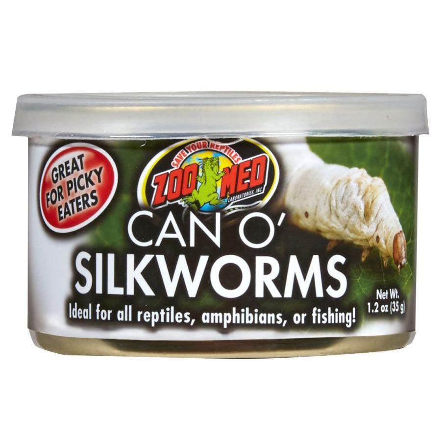 Zoo Med Can O' Silkworms-Reptile-Zoo Med-1.2 oz (35 g)-