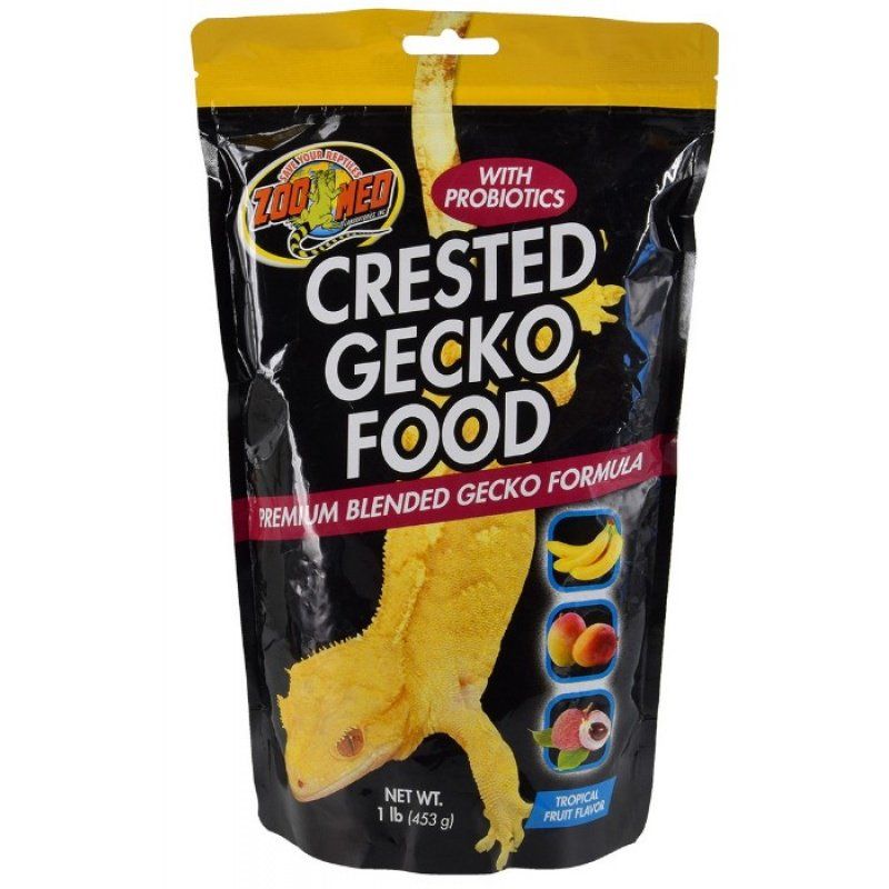 Zoo Med Crested Gecko Food - Tropical Fruit Flavor-Reptile-Zoo Med-1 lb (453 g)-