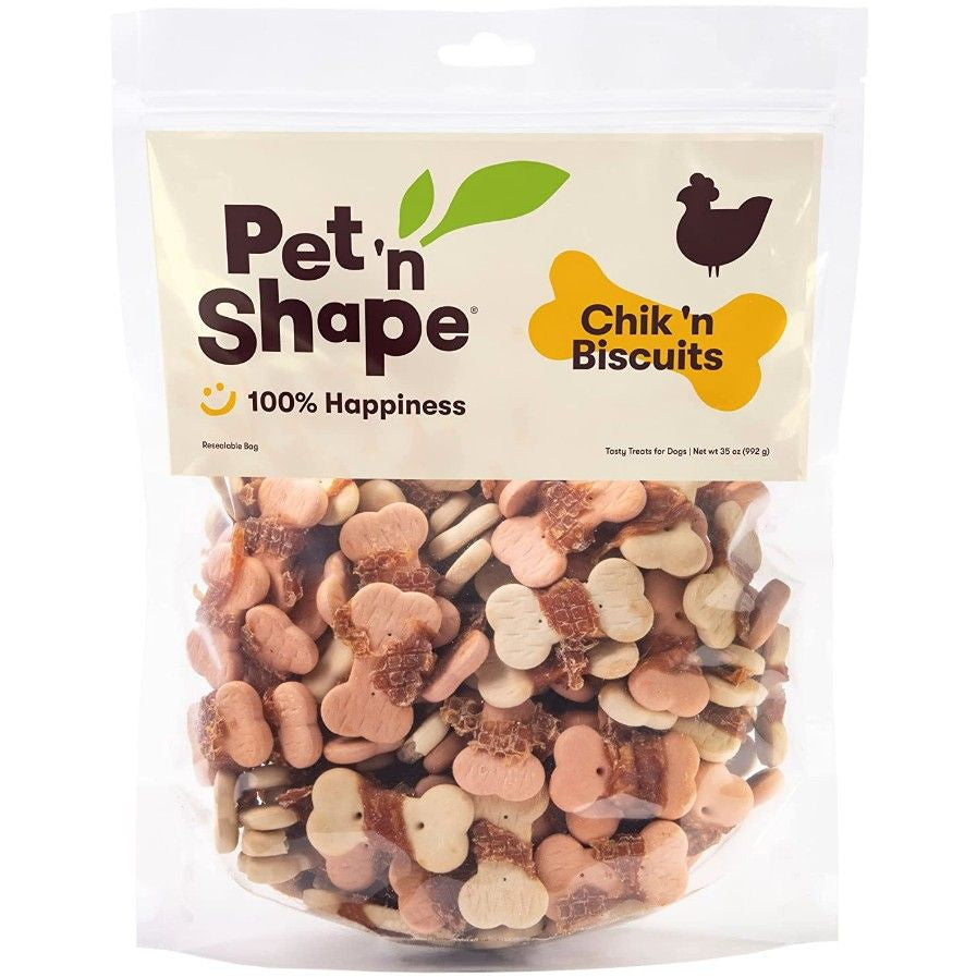 Pet 'n Shape Chik 'n Biscuits Dog Treats-Dog-Pet 'n Shape-35 oz-