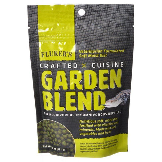 Flukers Crafted Cuisine Garden Blend Reptile Diet-Reptile-Flukers-6.75 oz-