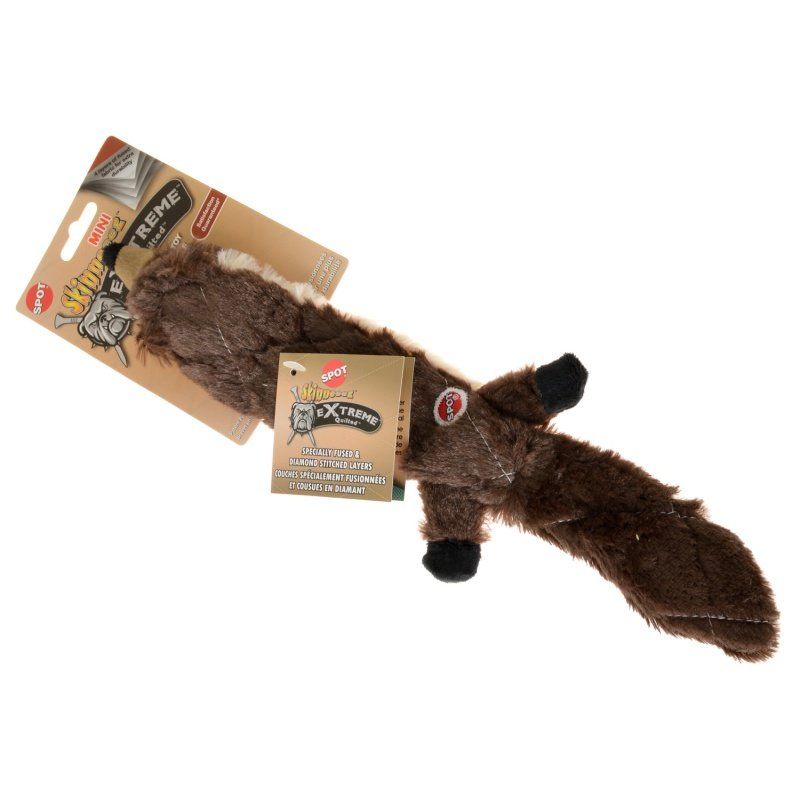 Spot Skinneeez Extreme Quilted Beaver Toy - Mini-Animals & Pet Supplies-BimBimPet-