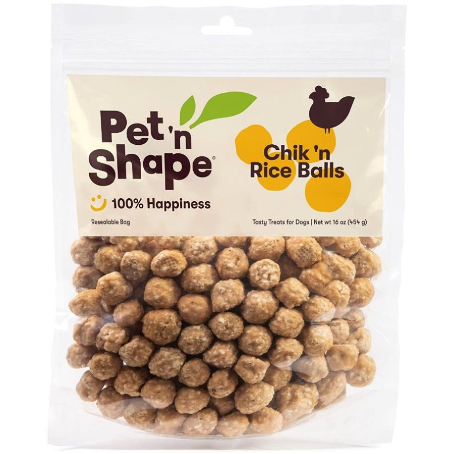 Pet 'n Shape Chik 'n Rice Balls-Dog-Pet 'n Shape-1 lb-