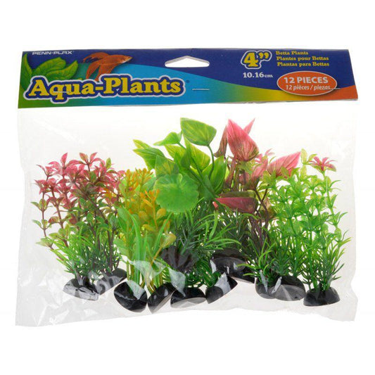 Penn Plax Aqua-Plants Betta Plants - Medium-Fish-Penn Plax-12 Count-