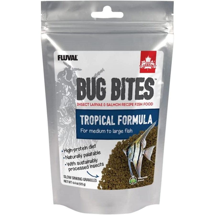 Fluval Bug Bites Tropical Formula Granules for Medium-Large Fish-Fish-Fluval-4.4 oz-