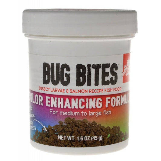 Fluval Bug Bites Color Enhancing Formula for Medium-Large Fish-Fish-Fluval-1.6 oz-