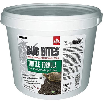 Fluval Bug Bites Turtle Formula Floating Sticks-Reptile-Fluval-3.7 lbs-