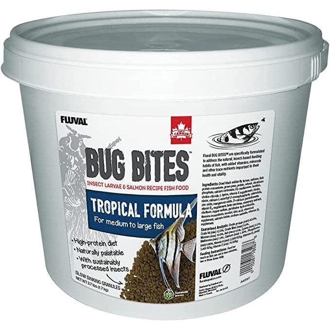 Fluval Bug Bites Tropical Formula Granules for Medium-Large Fish-Fish-Fluval-3.74 lbs-