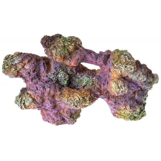 Exotic Environments REEFlections Rock Ornament - Large-Fish-Blue Ribbon Pet Products-1 Count-