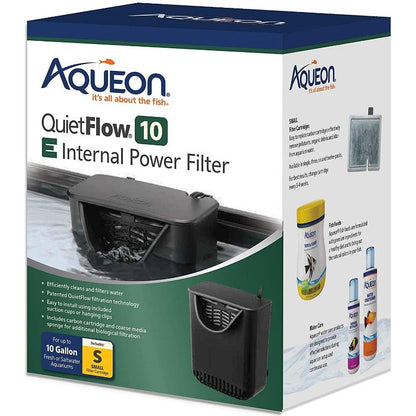 Aqueon Quietflow E Internal Power Filter-Fish-Aqueon-10 Gallons-