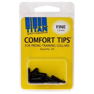 Titan Comfort Tips for Prong Training Collars-Dog-Titan-Fine (2.0 mm) - 20 Count-