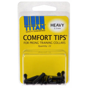 Titan Comfort Tips for Prong Training Collars-Dog-Titan-Heavy (3.3 mm) - 22 Count-
