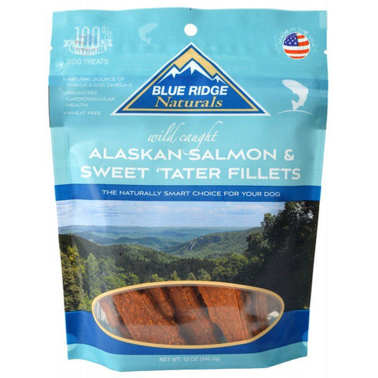 Blue Ridge Naturals Alaskan Salmon & Sweet Tater Fillets-Dog-Blue Ridge Naturals-12 oz-