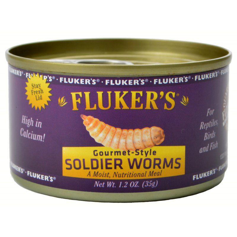 Flukers Gourmet Style Soldier Worms-Reptile-Flukers-1.2 oz-