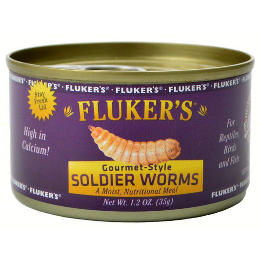 Flukers Gourmet Style Soldier Worms-Reptile-Flukers-1.2 oz-