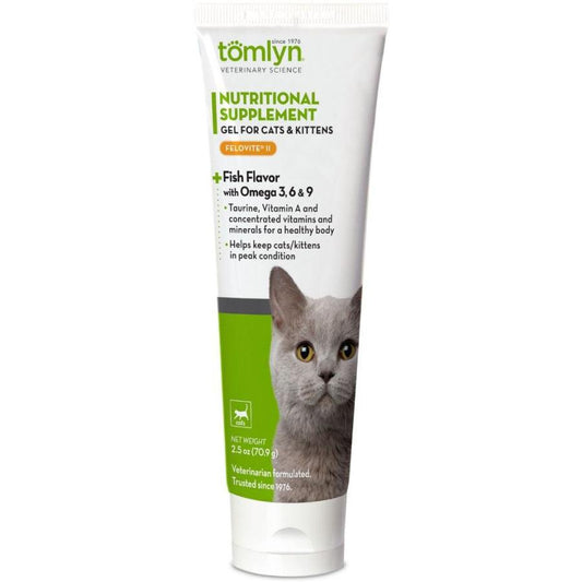 Tomlyn Felovite II Nutritional Supplement Gel for Cats & Kittens-Cat-Tomlyn-2.5 oz-