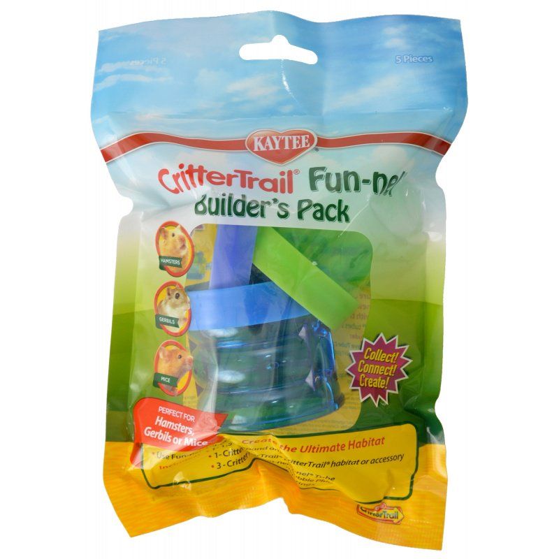 Kaytee Crittertrail Fun-nel Builder's Pack-Small Pet-Kaytee-1 Count - (5 Pieces)-