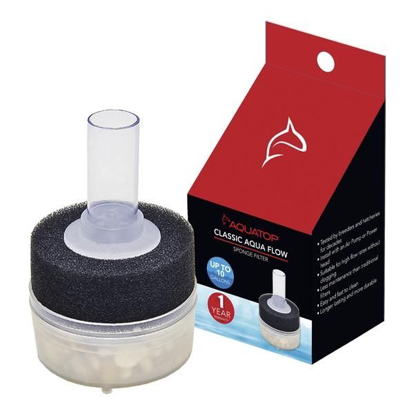 Aquatop CAF Classic Aqua Flow Sponge Filter-Fish-Aquatop-CAF-10 - (10 Gallons)-