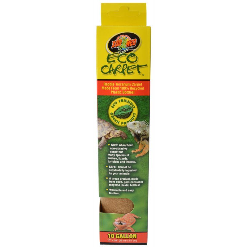 Zoo Med Eco Carpet Reptile Carpet - Tan-Reptile-Zoo Med-10 Gallon (10" x 20")-