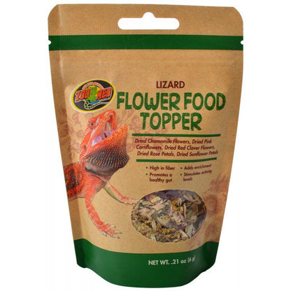 Zoo Med Lizard Flower Food Topper-Reptile-Zoo Med-0.21 oz-