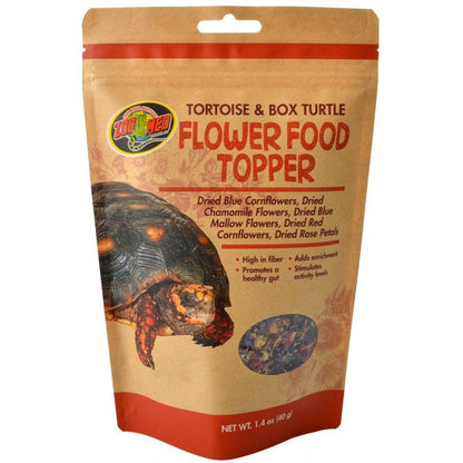 Zoo Med Tortoise & Box Turtle Flower Food Topper-Reptile-Zoo Med-1.4 oz-