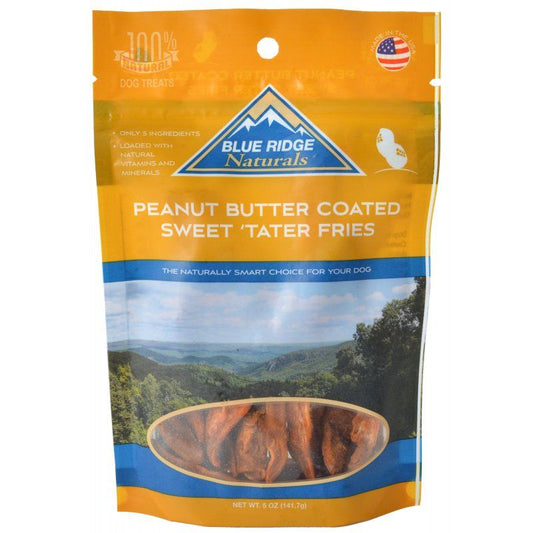 Blue Ridge Naturals Peanut Butter Coated Sweet Tater Fries-Dog-Blue Ridge Naturals-5 oz-