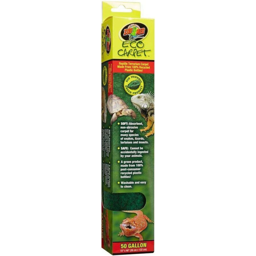 Zoo Med Eco Carpet Reptile Carpet - Green-Reptile-Zoo Med-50 Gallon (15" x 48")-