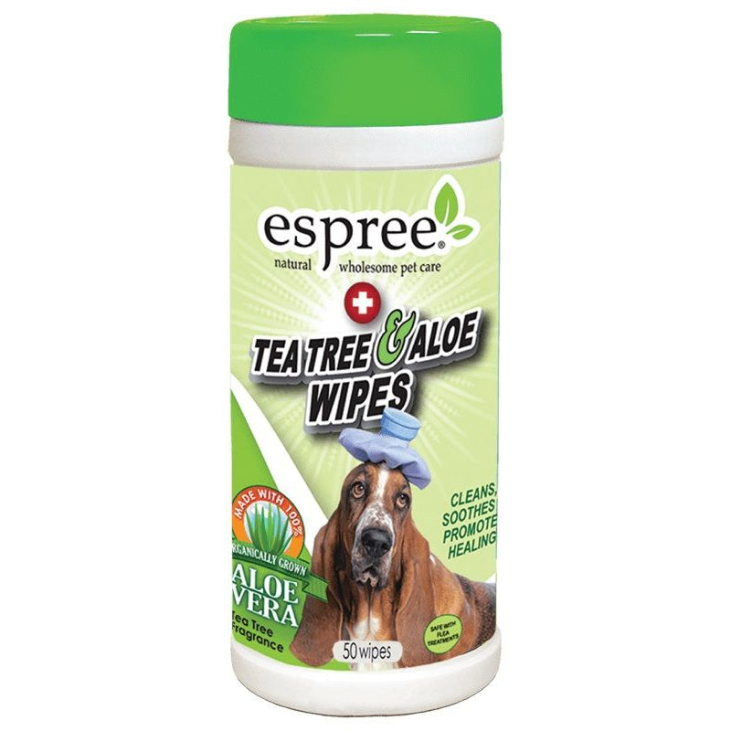 Espree Tea Tree & Aloe Wipes-Animals & Pet Supplies-BimBimPet-