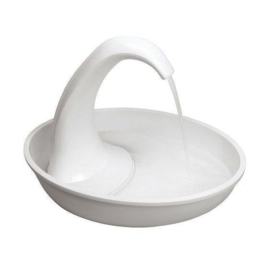 Pioneer Pet Swan Drinking Fountain - Plastic-Dog-Pioneer Pet-80 oz-