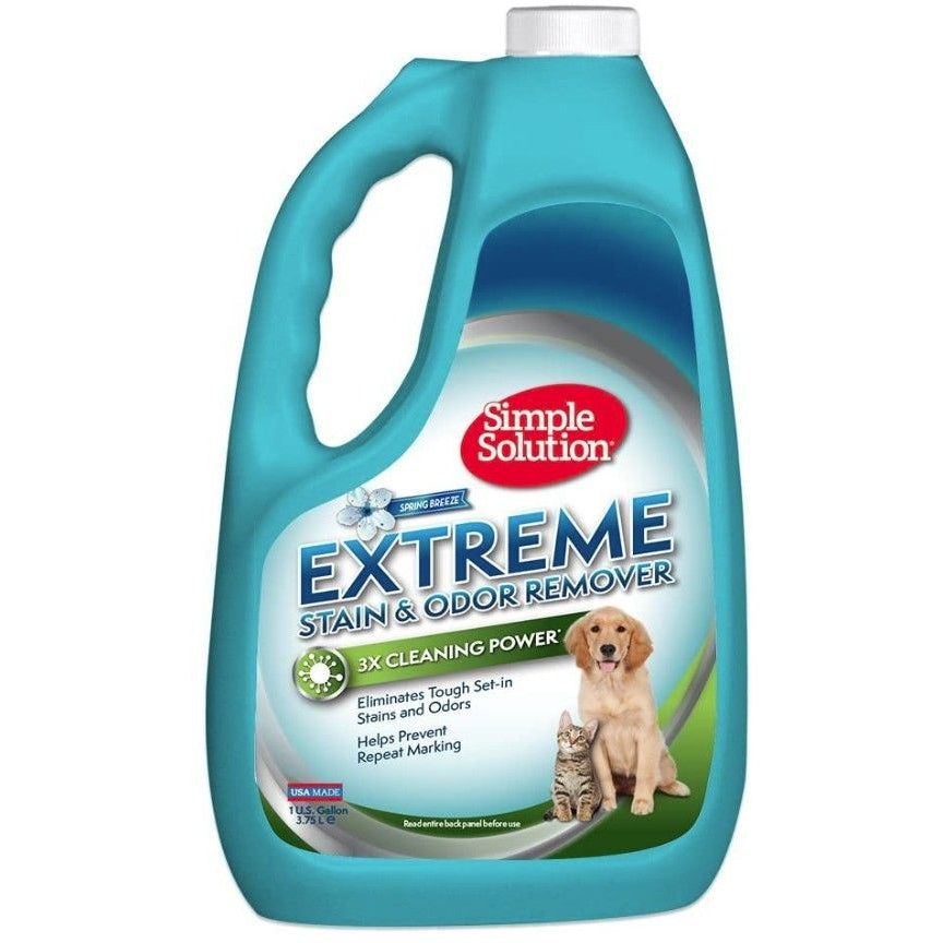 Simple Solution Extreme Stain & Odor Remover - Spring Breeze-Dog-Simple Solution-1 Gallon-