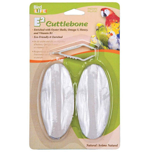 Penn Plax Bird Life E2 Natural Cuttlebone-Bird-Penn Plax-2 Count-