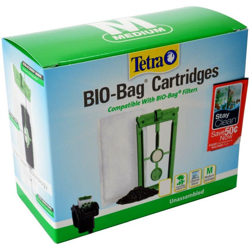 Tetra Bio-Bag Cartridges with StayClean - Medium-Fish-Tetra-12 Count - Unassembled-