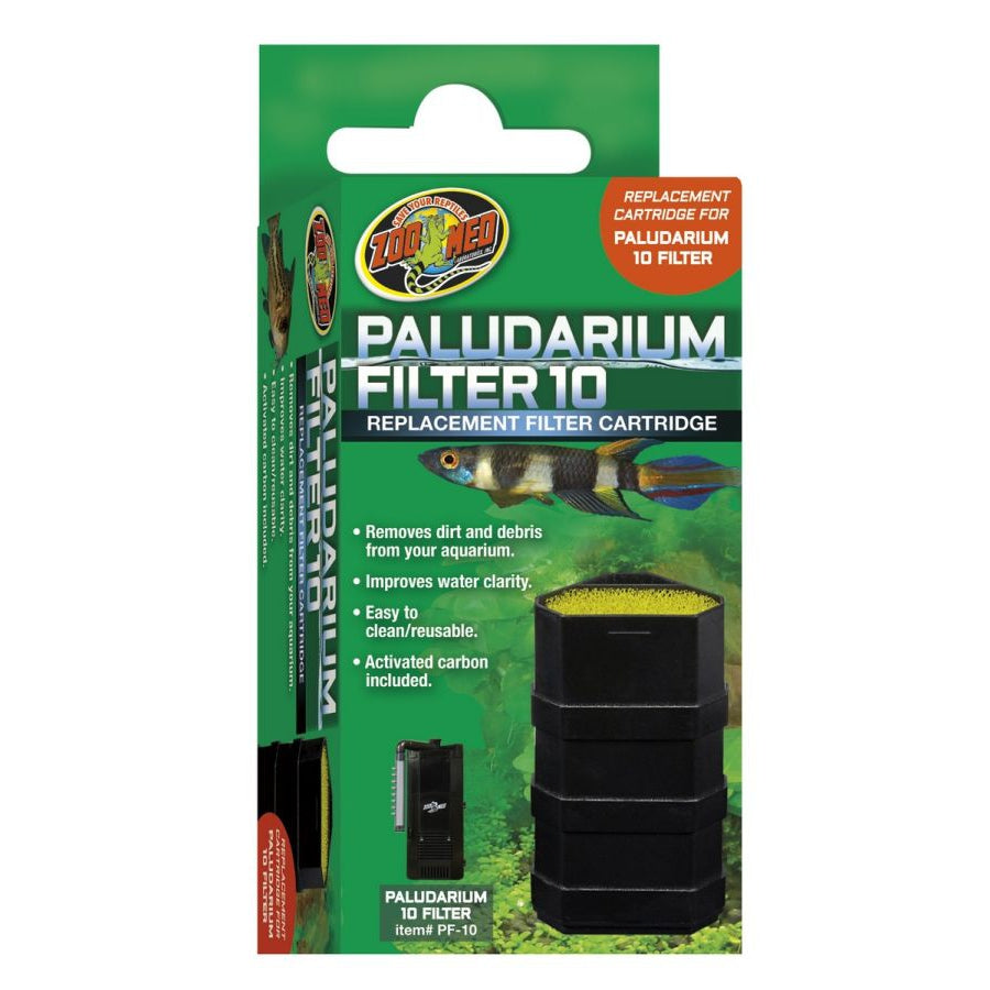 Zoo Med Paludarium Replacement Filter Cartridge-Reptile-Zoo Med-10 Gallons-