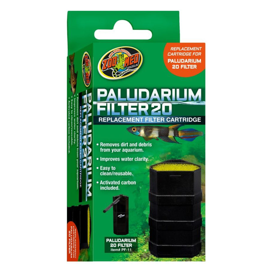 Zoo Med Paludarium Replacement Filter Cartridge-Reptile-Zoo Med-20 Gallons-