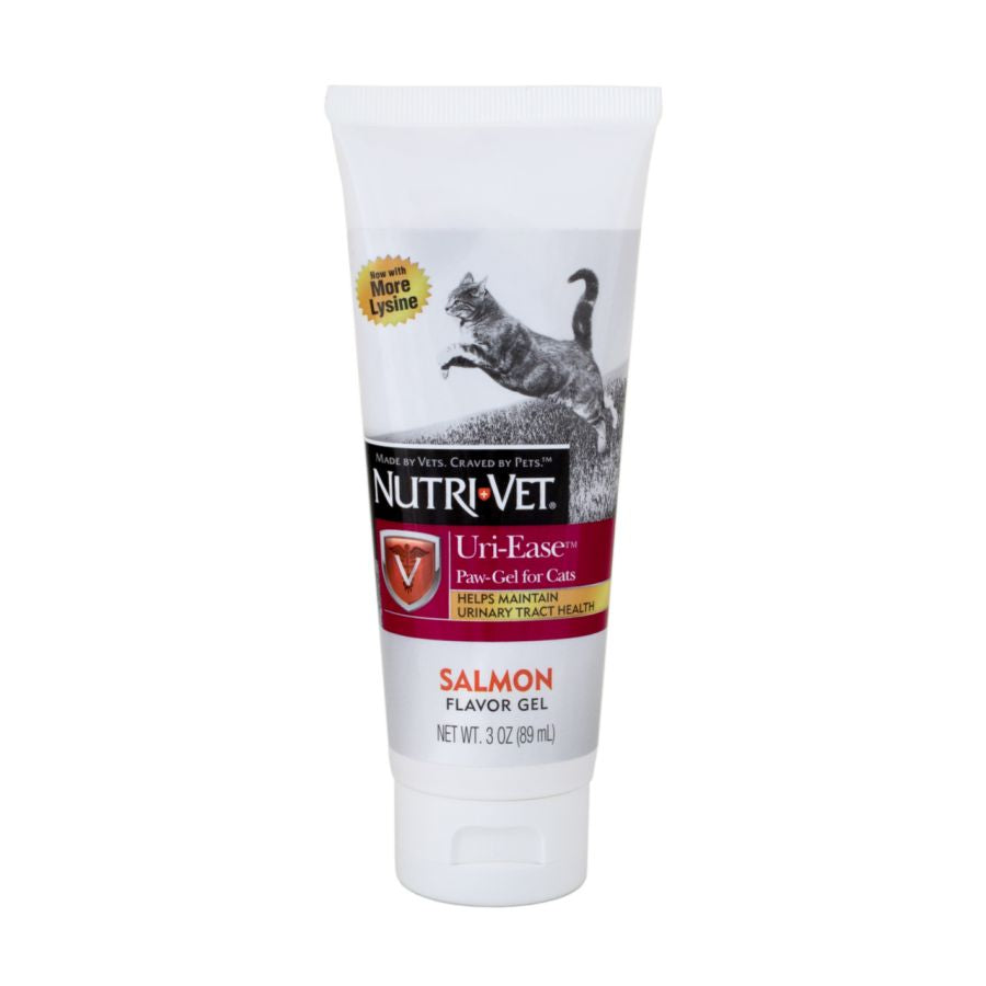 Nutri-Vet Uri-Ease Paw Gel for Cats - Salmon Flavor-Dog-Nutri-Vet-3 oz-