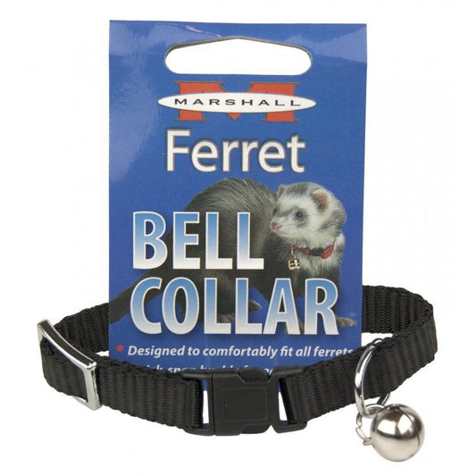 Marshall Ferret Bell Collar - Black-Small Pet-Marshall-1 Count-