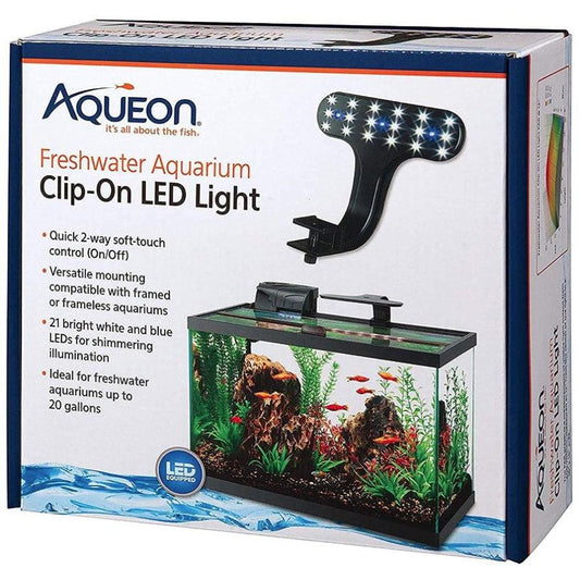 Aqueon Freshwater Aquarium Clip-On LED Light-Fish-Aqueon-1 Count-