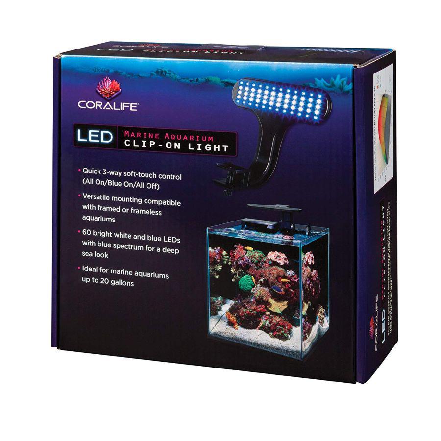 Coralife LED Marine Aquarium Clip-On Light-Fish-Coralife-1 Count-