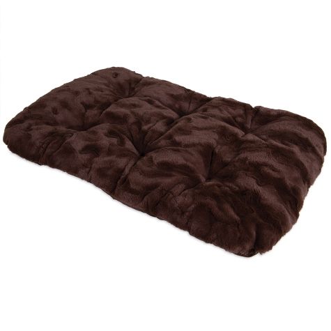 Precision Pet Cozy Comforter Kennel Mat - Brown-Dog-Precision Pet-Size 3000 (29" x 18")-