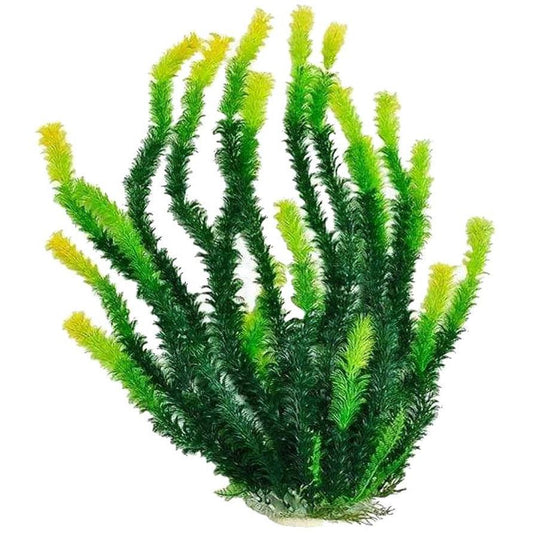 Aquatop Green Aquarium Plant with Light Tips-Fish-Aquatop-1 count (20"H)-