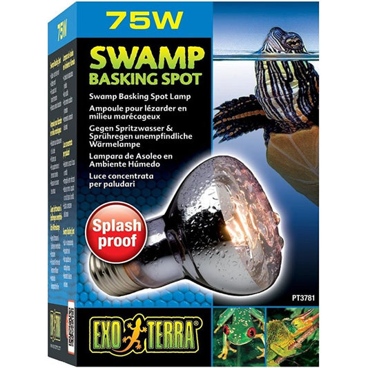 Exo Terra Swamp Basking Spot Lamp-Reptile-Exo-Terra-75 Watt-