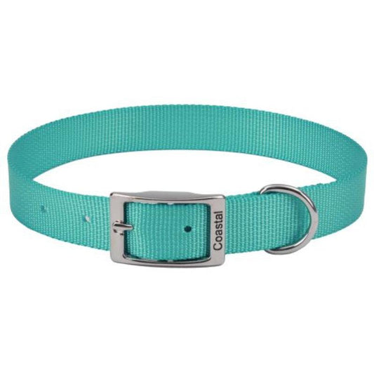 Coastal Pet Single-ply Teal Nylon Dog Collar-Animals & Pet Supplies-BimBimPet-