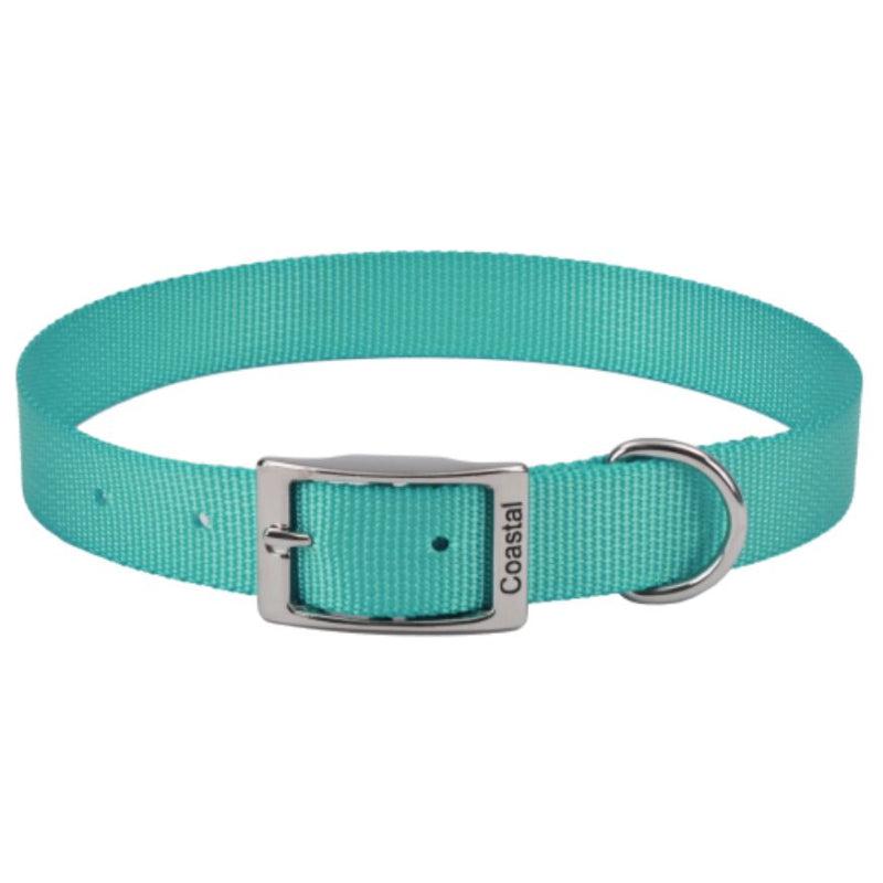 Coastal Pet Single-ply Dog Collar Teal-Animals & Pet Supplies-BimBimPet-